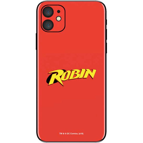 DC Comics Robin Official Logo iPhone 11 Skin